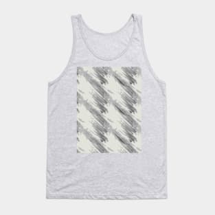 Gray abstraction on a light background, oblique stripes Tank Top